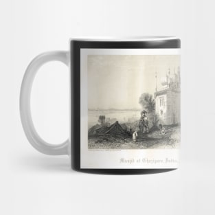 Mosque at Gazipur, India Circa 1860 Mug